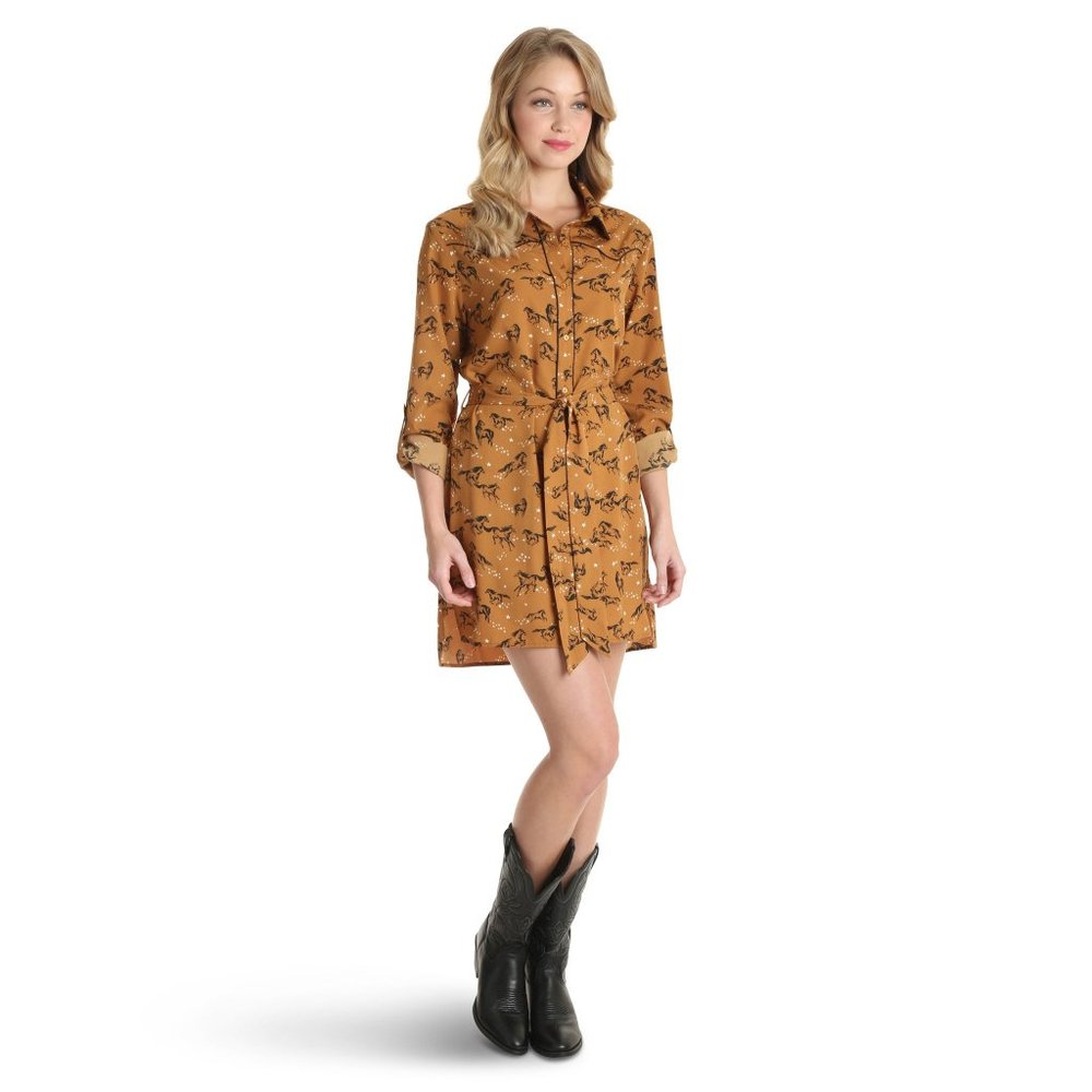 SOLD Old West Women's Shirt Dress by Wrangler